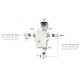KIT SIFON SCURGERE CONDENS "DOUBLE" CU LOC DE INSPECTIE