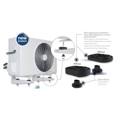 SET AMORTIZOR VIBRATII GRINTA 5010 H15MM (4 BUC)