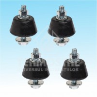SET AMORTIZOR VIBRATII TIP SURUB 40x20MM 50 KG (4 BUC)