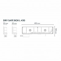 CUTIE PREINSTALARE UNIT.INT.COND.DRYSAFEBOX 430x160x50MM