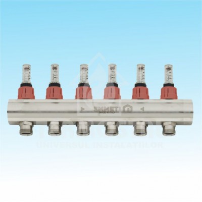 COLECTOR 1'' CU 7 CAI 24x19 CU FLUXOMETRU