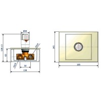 SET CASETA ALBA CU ROBINET RTL 3/4, CAP TERMOSTATIC APA