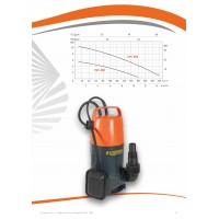 POMPA SUBMERS.EVACUARE APE UZATE EL.EUMA SVC 900, 230 V~50Hz, 0,9kW