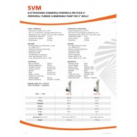 POMPA SUBMERSIBILA PERIFERICA SVM 100 SP, 230 V~50Hz, 1,1 kW