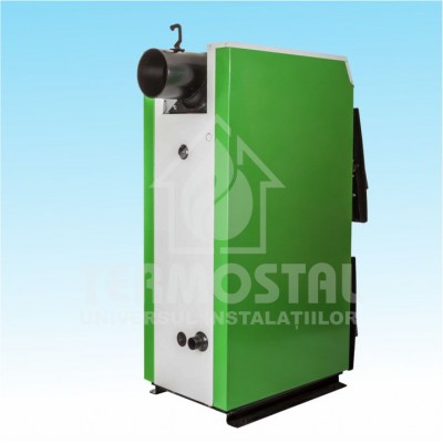 CAZAN COMBUSTIBIL SOLID MCE AGRO V1 36KW CU PANOU COMANDA+VENTILATOR