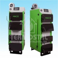 CAZAN COMBUSTIBIL SOLID MCE AGRO V2 20KW CU PANOU COMANDA+VENTILATOR