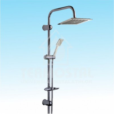 BARA DUS CU DIFUZOR PE SUPORT REGLABIL DUBAI 150CM BARA DUS CU DIFUZOR PE SUPORT REGLABIL DUBAI 150CM