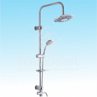 BARA DUS CU DIFUZOR PE SUPORT REGLABIL CAPE TOWN 150CM BARA DUS CU DIFUZOR PE SUPORT REGLABIL CAPE TOWN 150CM
