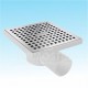 SIFON PARDOSEALA INOX 15*15 ORIZONTAL