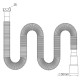 RACORD FLEXIBIL 11/4*40*50 L 1300 MM(1332) RACORD FLEXIBIL 11/4*40*50 L 1300 MM(1332)