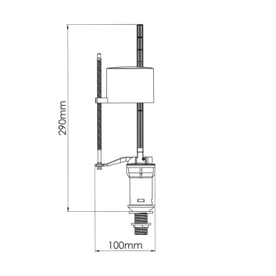 MECANISM ALIMENTARE WC VERTICALA 1/2 PLASTIC "NOVA" (4721/7021) MECANISM ALIMENTARE WC VERTICALA 1/2 PLASTIC "NOVA" (4721/7021)