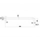 BRAT DUS LUSSO D.24 L400MM NEGRU MAT