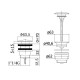 VENTIL DE SCURGERE ALB OPAC TIP CLIC-CLAC SCURT 1 1/4" VENTIL DE SCURGERE ALB OPAC TIP CLIC-CLAC SCURT 1 1/4"