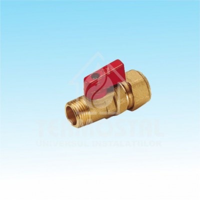 ROBINET SFERA MINI 1/2''M CU RACORD PT PEX ROBINET SFERA MINI 1/2''M CU RACORD PT PEX