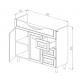SET DULAP  ALLURE DUO ALB CU LAVOAR ALBA 1000