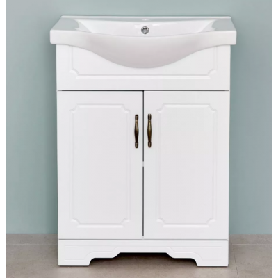 SET DULAP  CLASSIC ONE DUO PRO ALB CU LAVOAR ALBA 650