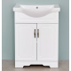 SET DULAP  CLASSIC ONE DUO PRO ALB CU LAVOAR ALBA 650