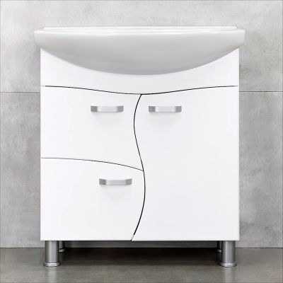 SET DULAP DEMO ALB CU LAVOAR ZENON 750 SET DULAP DEMO ALB CU LAVOAR ZENON 750