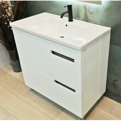 SET DULAP  POSITANO ALB MAT CU LAVOAR NOMI ARGO 800