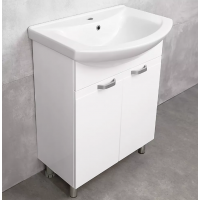 SET DULAP  RIVERA PRO ALB CU LAVOAR ZENON 650