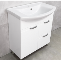 SET DULAP  RIVERA PRO ALB CU LAVOAR ZENON 750