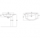 SET DULAP  RIVERA PRO ALB CU LAVOAR ZENON 750