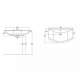 SET DULAP  RIVERA PRO ALB CU LAVOAR ZENON 860