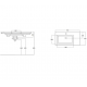 SET DULAP  URBANO ALB STRUCTURAT CU LAVOAR ISIK 850