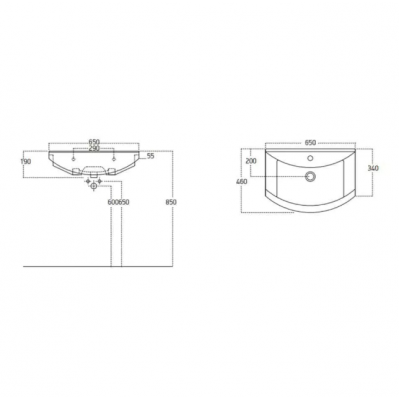 SET DULAP  VENUS ALB STRUCTURAT CU LAVOAR ZENON 650