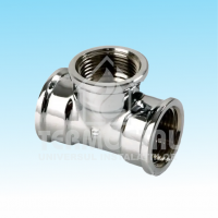 TEU ALAMA 1/2" Fx1/2"FX1/2"F CROMAT 