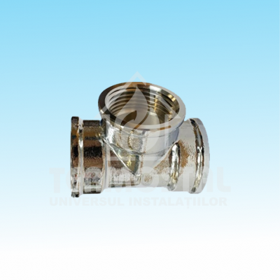 TEU ALAMA 3/4x1/2x3/4" FFF NICHELAT