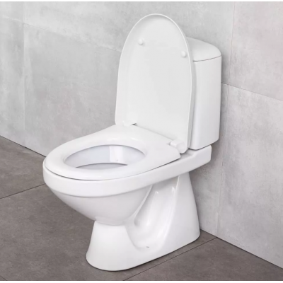 VAS WC ECO CU REZERVOR 3/6 L, RACORD. DE JOS, SCURG. IN PODEA