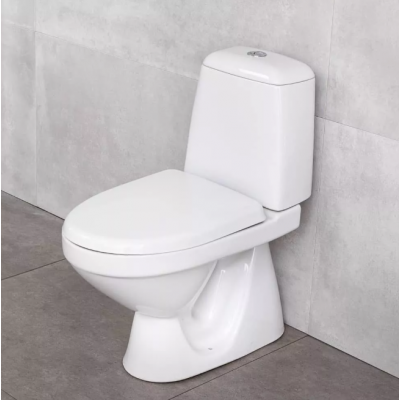 VAS WC ECO CU REZERVOR 3/6 L, RACORD. DE JOS, SCURG. IN PODEA