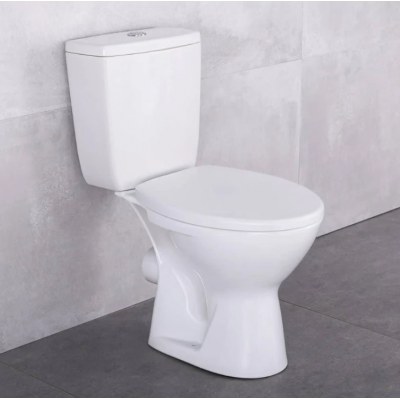 VAS WC IVA CU REZERVOR 3/6 L, RACORD. DE JOS, P-TRAP