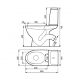 VAS WC COMPACT CERSANIT EKO ALIM.INFER.CAPAC DUROPLAST UNIVERSAL