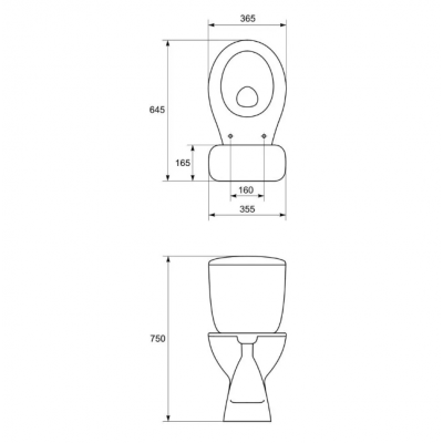 VAS WC COMPACT CERSANIT PRESIDENT NEW ALIM.INFER.CAPAC PP UNIVERSAL
