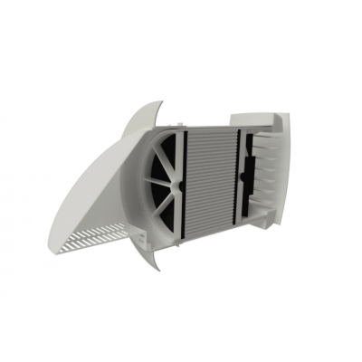 UNITATE VENT.REC.CALD.WALLER  FLUX ALTERNATIV DN159 60m3/h WI-FI  RH
