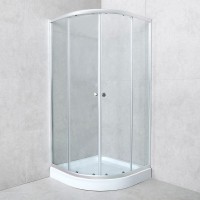 CABINA DE DUS CLEAR 900X900X1940mm STICLA SIMPLA