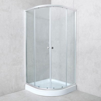 CABINA DE DUS CLEAR 900X900X1940mm STICLA SIMPLA CABINA DE DUS CLEAR 900X900X1940mm STICLA SIMPLA