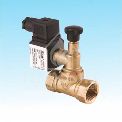 CLAPETA DE GAZ ALUMINIU 3/4" 220V DESCHISA CLAPETA DE GAZ ALUMINIU 3/4" 220V DESCHISA