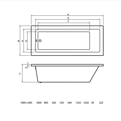 CADA DREAPTA BONITO HOME DELIA 1700X700 ACRIL FARA SUPORT CADA DREAPTA BONITO HOME DELIA 1700X700 ACRIL FARA SUPORT