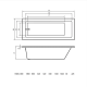 CADA DREAPTA BONITO HOME DELIA 1700X700 ACRIL FARA SUPORT CADA DREAPTA BONITO HOME DELIA 1700X700 ACRIL FARA SUPORT