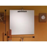 OGLINDA 70X68X2 INRAMATA ALUMINIU