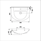 DULAP EDERA ALB CU LAVOAR LIBRA 600, (500175, D_), LAVOAR APLICAT CERSANIT LIBRA 600X460X195 DULAP EDERA ALB CU LAVOAR LIBRA 600, (500175, D_), LAVOAR APLICAT CERSANIT LIBRA 600X460X195