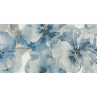 DECOR MAISON INSERTO FIORI AZUL 1/2/3 25X50