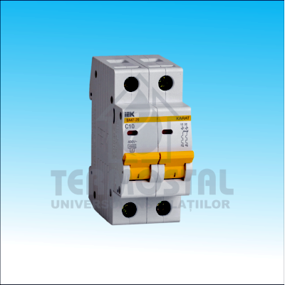 INTRERUP. AUTOMAT ВА-47-29М 2Р 10А 4,5КА C-TICA В INTRERUP. AUTOMAT ВА-47-29М 2Р 10А 4,5КА C-TICA В