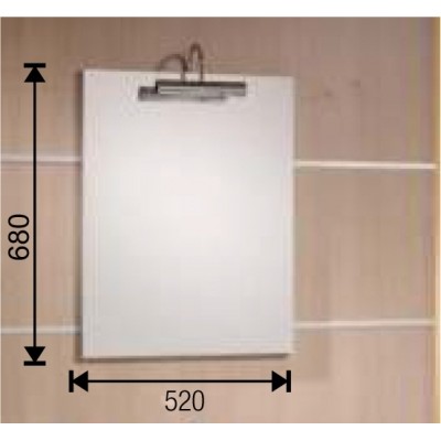OGLINDA 52X68X2 INRAMATA ALUMINIU OGLINDA 52X68X2 INRAMATA ALUMINIU