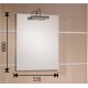 OGLINDA 52X68X2 INRAMATA ALUMINIU OGLINDA 52X68X2 INRAMATA ALUMINIU