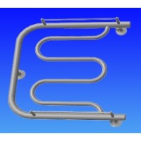 RAD.BAIE INOX FOXTROT SERPENTINA DREAPTA 500/500,1''