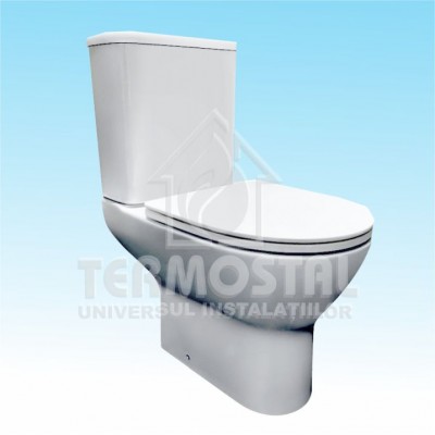 VAS WC CU REZERVOR NR.XC321-P 630*370*800mm, P-TRAP VAS WC CU REZERVOR NR.XC321-P 630*370*800mm, P-TRAP